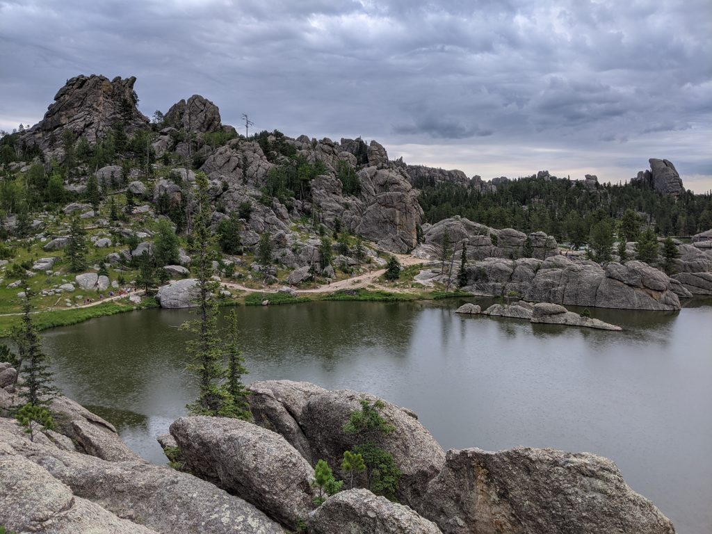 Overlooking Sylvan Lake