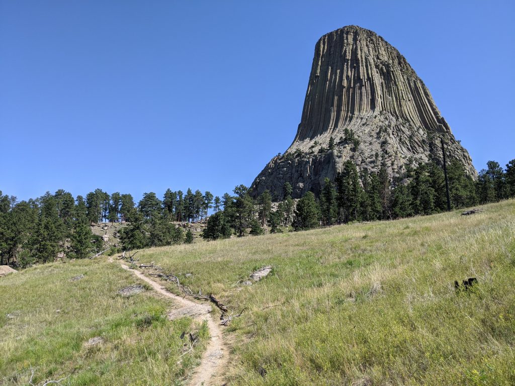 Devil's Tower from Red Beds Loop trail
