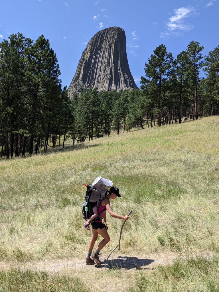 Devil's Tower along the Red Beds Trail
