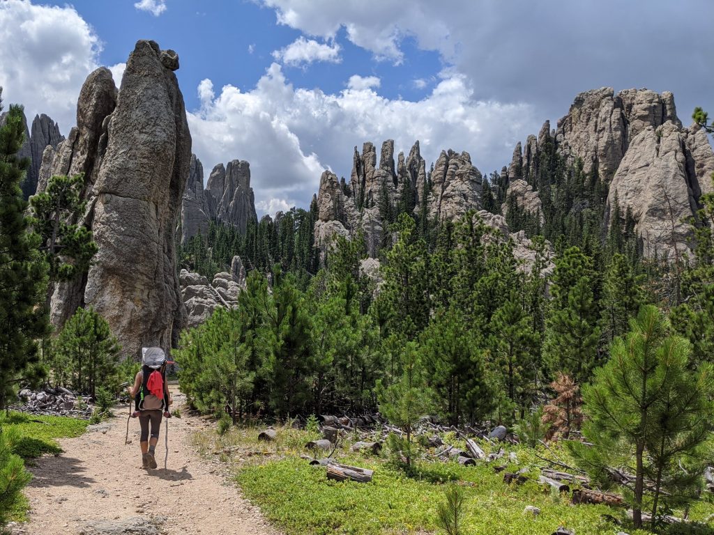 Along the Black Elk Peak and Little Devil's Tower Loop