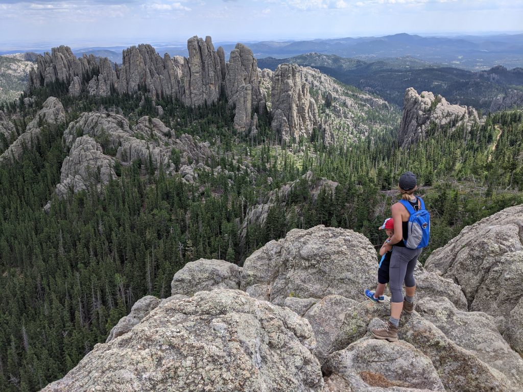 Looking out from Little Devil's Tower