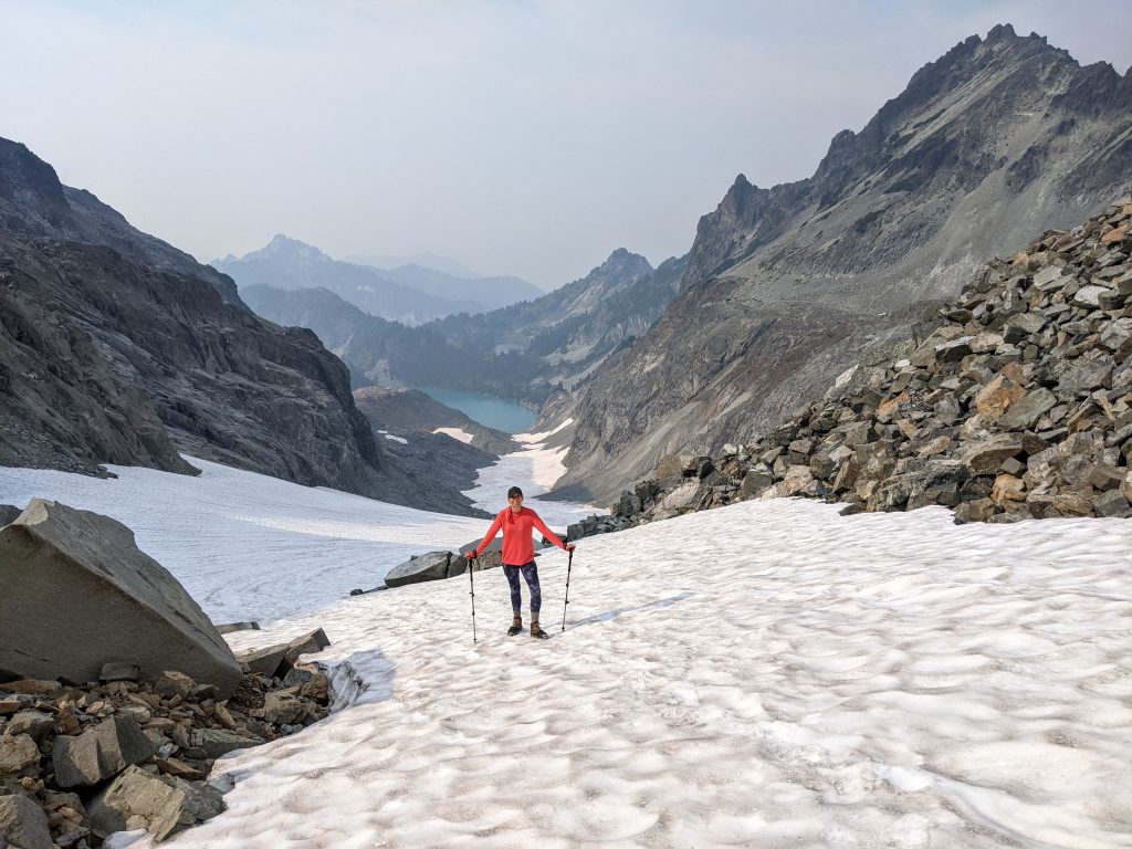 Looking back at Jade Lake