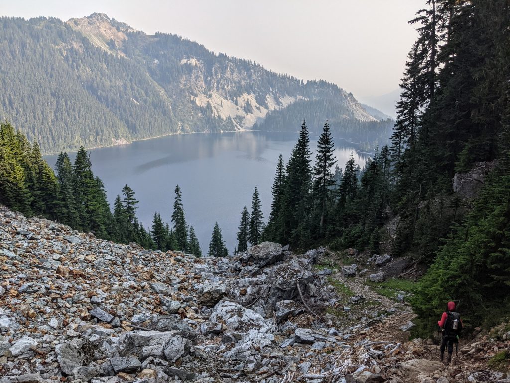 Overlooking Marmot Lake