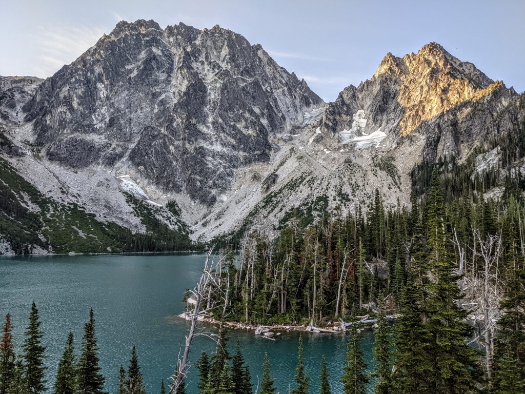 Colchuck Lake from water level