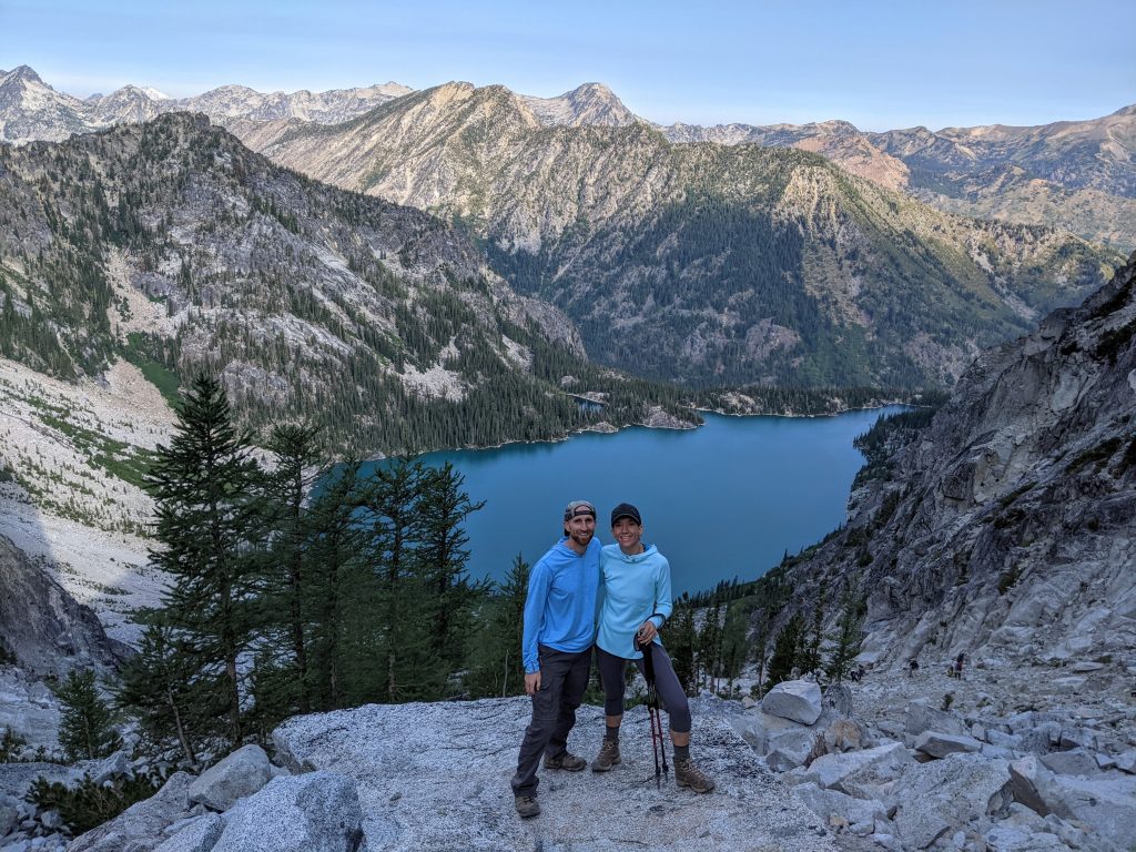 Overlooking Colchuck Lake