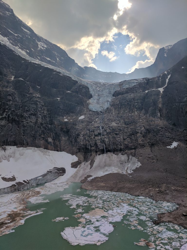 Angel Glacier near Mount Edith Cavell