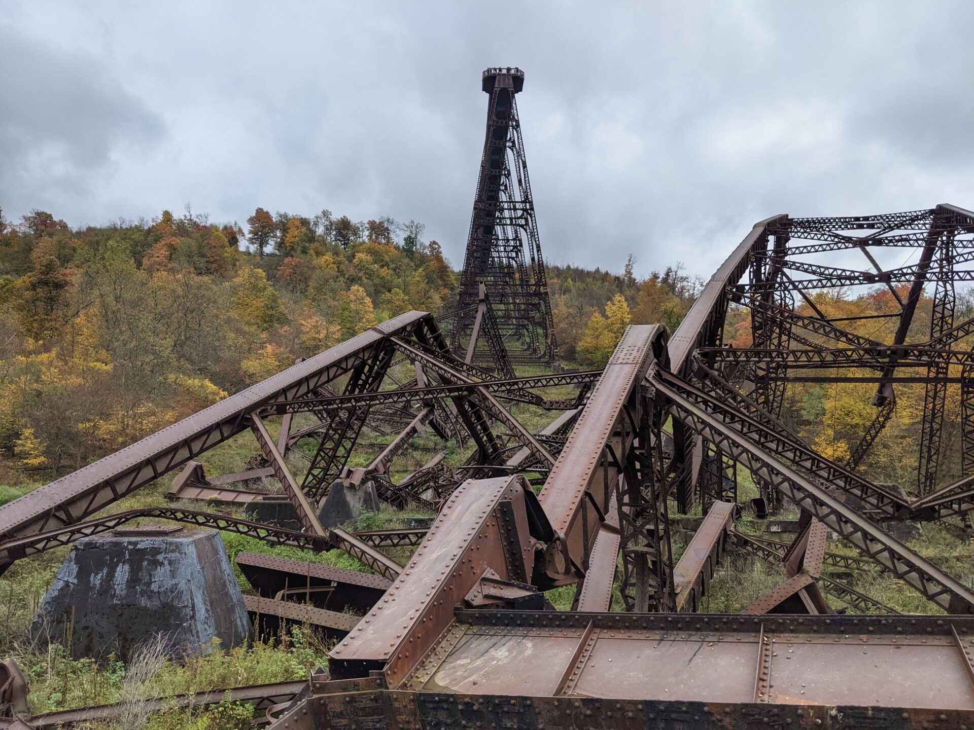 Ruins of the Kinzua Bridge