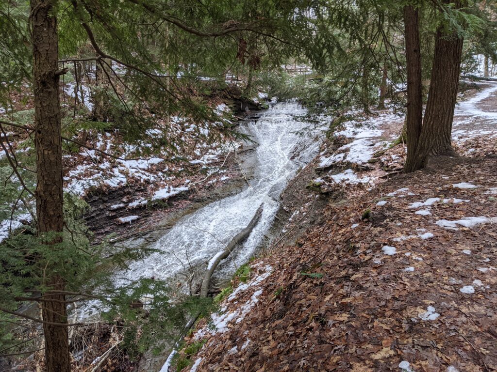 Bridalveil Falls in Cuyahoga Valley National Park, Ohio