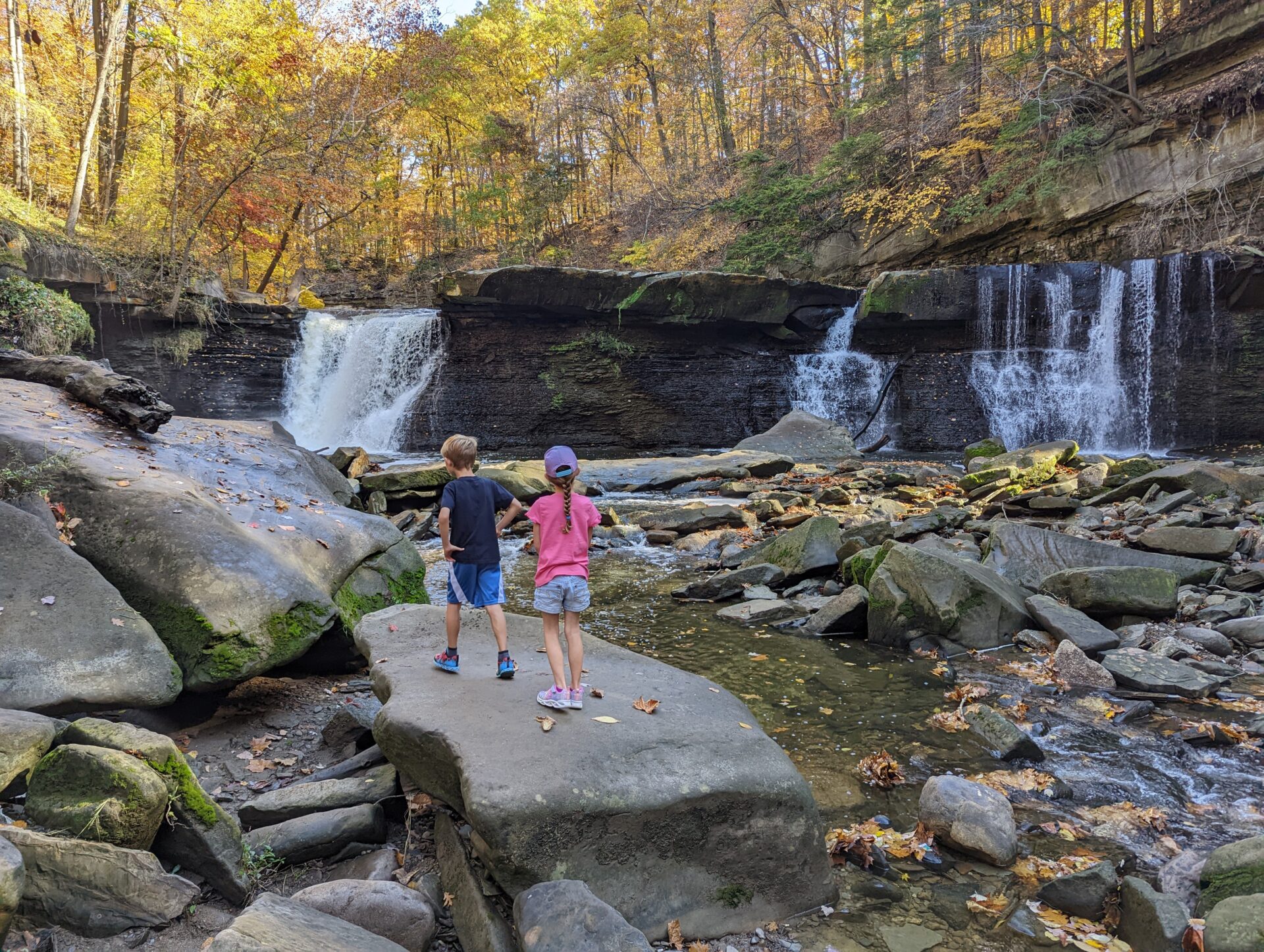 Great Falls of Tinkers Creek in Ohio