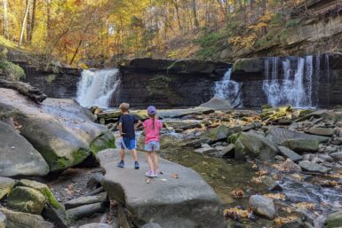 Great Falls of Tinkers Creek in Ohio