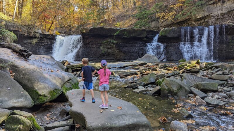 Great Falls of Tinkers Creek in Ohio