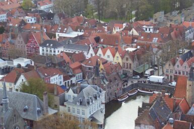 Bruges, Belgium from the Belfry Tower