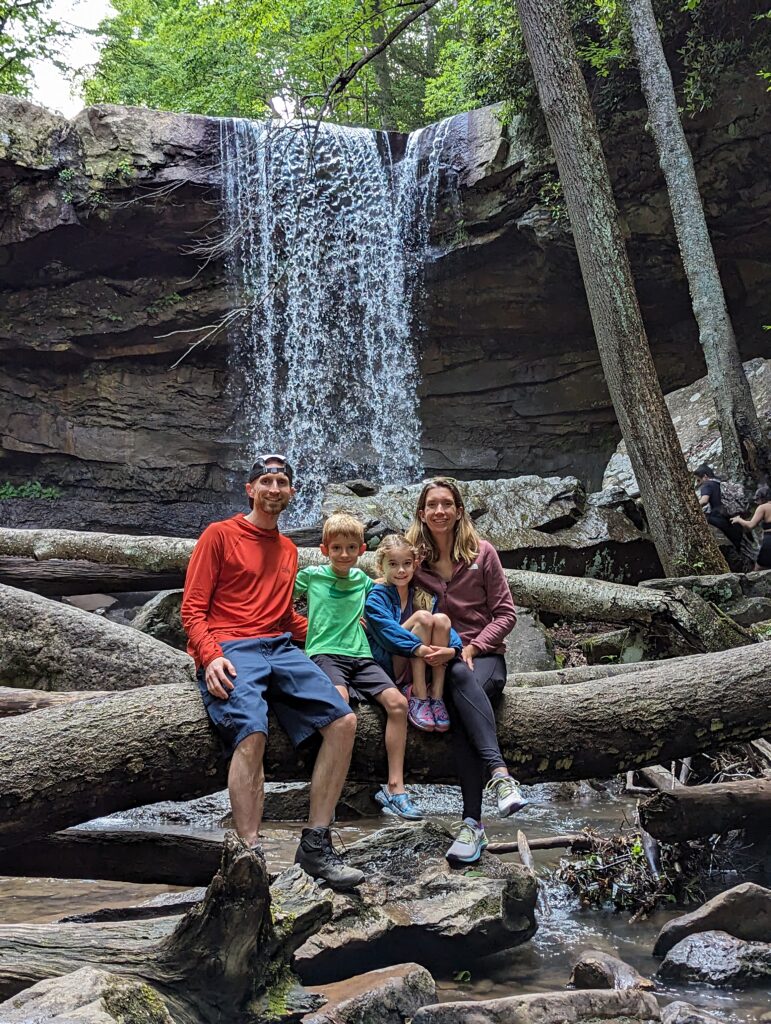 Cucumber Falls in Ohiopyle State Park, Pennsylvania