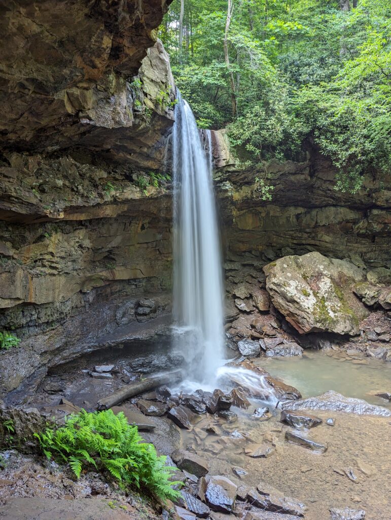 Cucumber Falls in Ohiopyle State Park, Pennsylvania