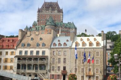 Fairmont Le Château Frontenac Hotel in Quebec City