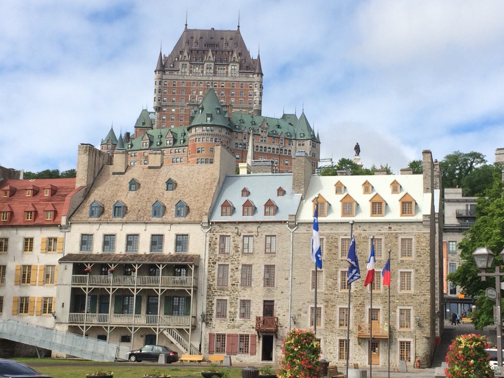 The Fairmont Le Château Frontenac Hotel in Quebec City