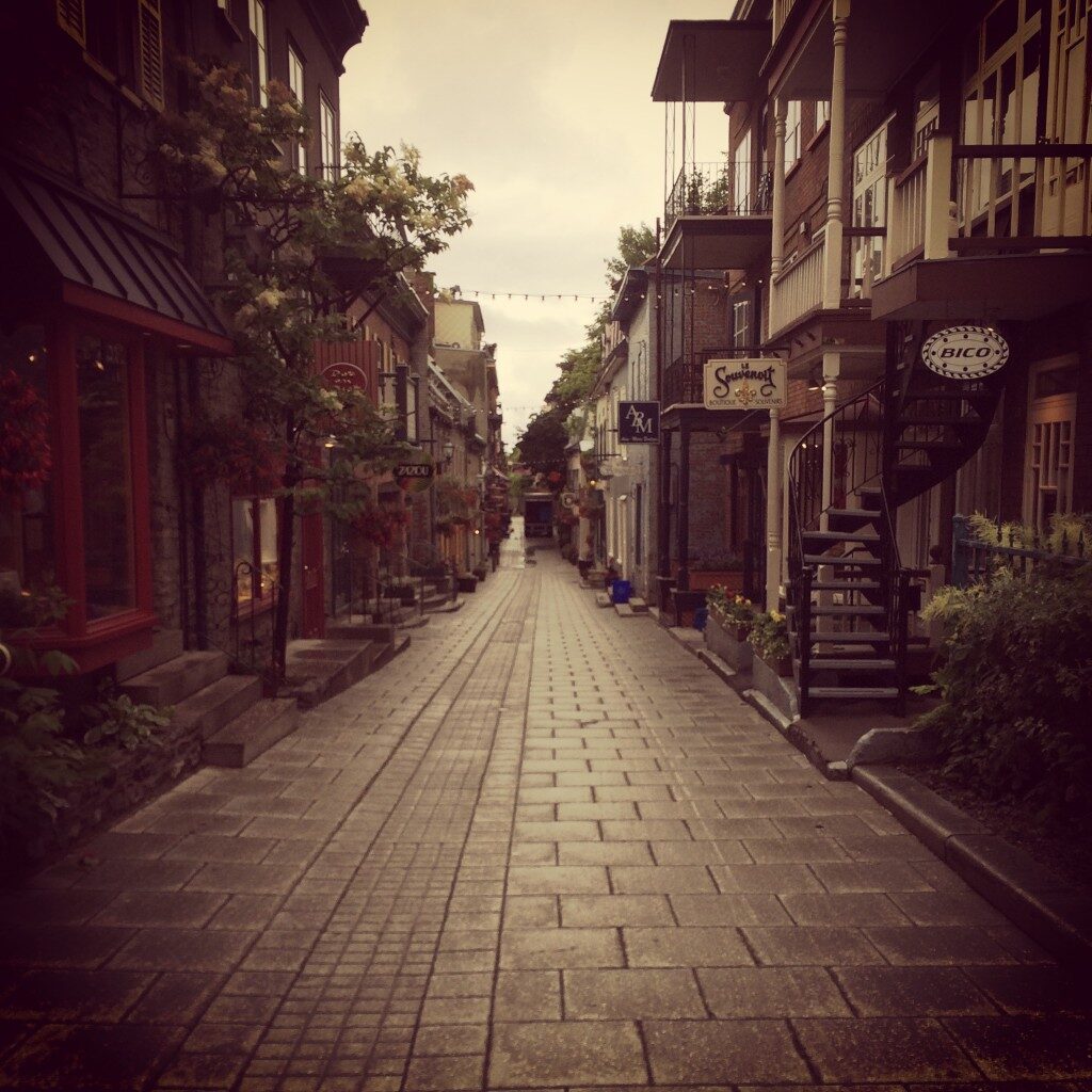 A street in Quebec City
