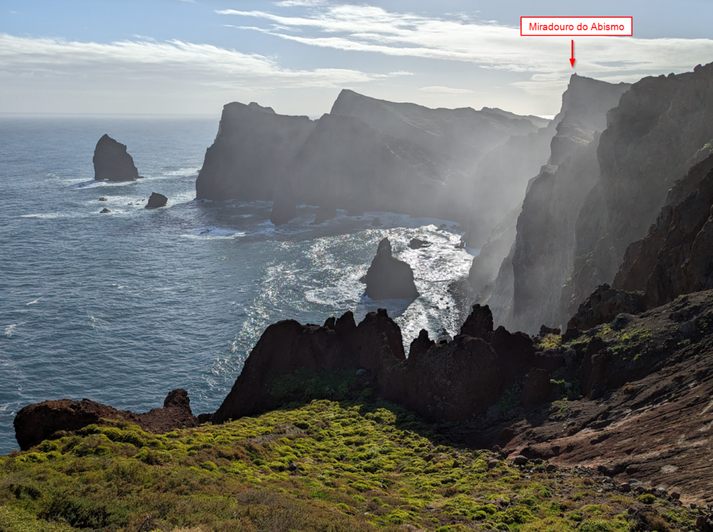 Ponta do Rosta viewpoint on Madeira, Portugal